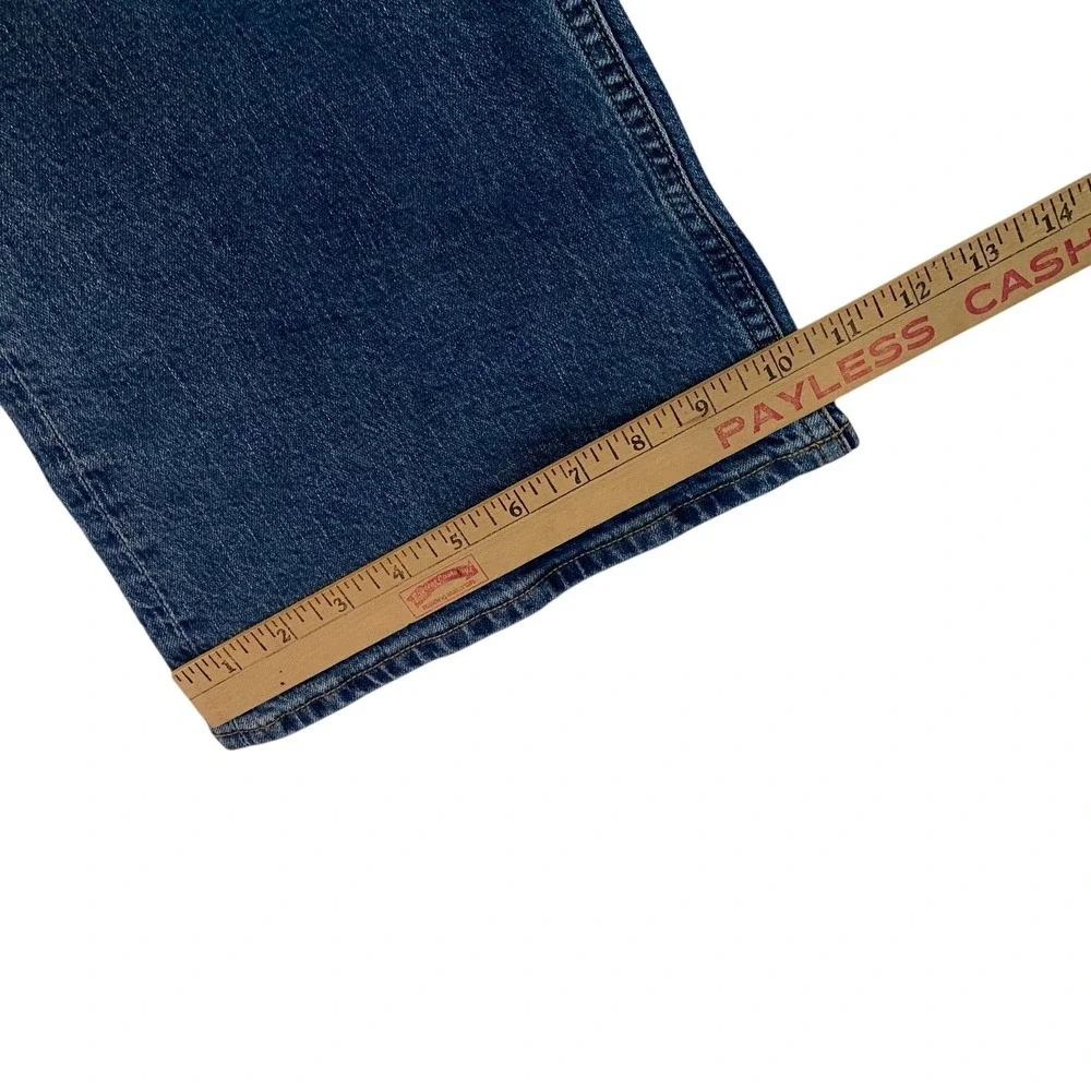 Abercrombie Fitch Curve Love Mid Rise Bootcut Jeans Women 34x30 Fit 36 Short NEW - Picture 12 of 14